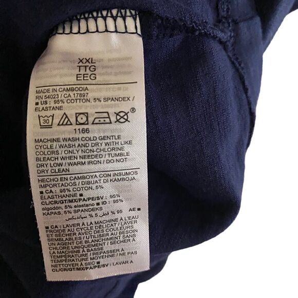 Old Navy Maternity Plus size sun dress XXL Navy Blue - Picture 4 of 7